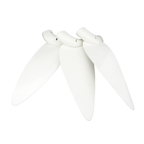 Kit 3 Pás para Ventilador de Teto  Branco Aliseu