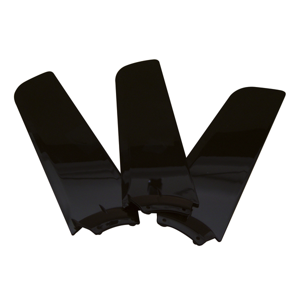 Kit 3 Pás para Ventilador de Teto Alisclean Preto Aliseu