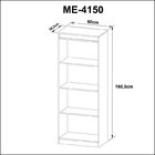 Kit 3 Peças 1 Mesa Para Escritório 1 Gaveteiro 1 Estante Espr