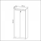 Kit 3 Peças 1 Mesa Para Escritório Com Gaveta 1 Armário E 1 B