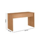 Kit 3 Peças Com Cadeira Para Escritório, Escrivaninha E Gavet