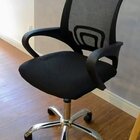 Kit 3 Peças Com Cadeira Para Escritório, Estante Livreiro E E