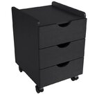 Kit 3 Peças Com Escrivaninha 120cm, Gaveteiro E Prateleira Co