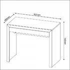 Kit 3 Peças Com Escrivaninha 1 Gaveta, Estante Livreiro E Gav