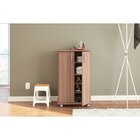 Kit 3 Peças Com Escrivaninha 2 Gavetas, Armário Multiuso Alto