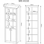 Kit 3 Peças Com Escrivaninha Com Gaveta, Armário Multiuso Alt