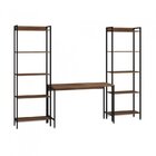 Kit 3 Peças Com Escrivaninha E 2 Estantes Industriais Active