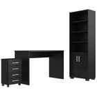 Kit 3 Peças Com Escrivaninha Gávea, Gaveteiro E Armário Espre