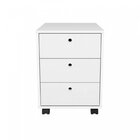 Kit 3 Peças Com Escrivaninha Minimalista Com 1 Gaveta Slim, G