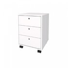 Kit 3 Peças Com Escrivaninha Minimalista Com 1 Gaveta Slim, G