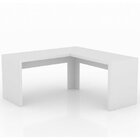 Kit 3 Peças Com Mesa Para Escritório Em L, Armário Multiuso E