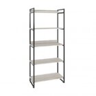 Kit 3 Peças Com Mesa Para Escritório Em L Kuadra E 2 Estantes