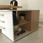 Kit 3 Peças Com Mesa Para Escritório Presidente, Armário Mult