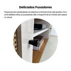 Kit 3 Peças Com Rack Para Tv Até 75 Polegadas, Buffet E Mesa