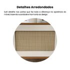 Kit 3 Peças Com Rack Para Tv Até 75 Polegadas, Buffet E Mesa