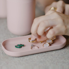 Kit 3 Peças Conjunto Para Banheiro Dispenser Sabonete Liquido