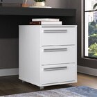 Kit 3 Peças Escrivaninha 150cm Com Gaveteiro E Estante Espres