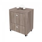 Kit 3 Peças Escrivaninha, Armário Multiuso Alto 2 Portas E Ga