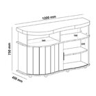 Kit 3 Peças P/ Sala De Estar C/mesa De Centro, Buffet E Rack