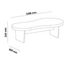 Kit 3 Peças P/ Sala De Estar C/mesa De Centro, Buffet E Rack