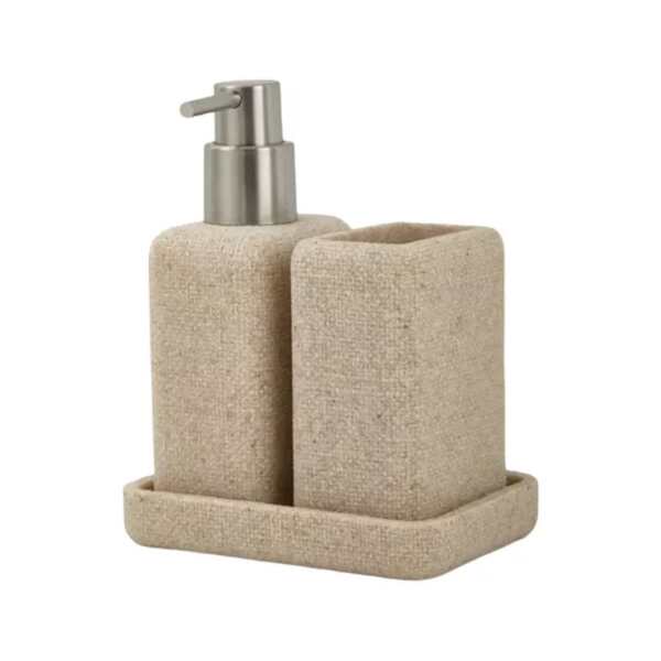 Kit 3 Peças Para Banheiro Em Poliresina 18407 Mart