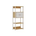 Kit 3 Peças Para Escritório Com Escrivaninha 120cm, Armário 2