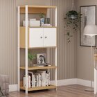 Kit 3 Peças Para Escritório Com Escrivaninha 120cm, Armário 2