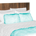 Kit 3 Peças Peseira Xale Manta Cama Casal Padrão E Queen 2 00