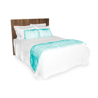 Kit 3 Peças Peseira Xale Manta Cama Casal Padrão E Queen 2 00