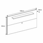 Kit 3 Peças Rack Com Painel Para Tv Até 60 Polegadas Retrô Es