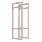 Kit 3 Peças Suporte Industrial Branco Teto Ou Parede 60x29