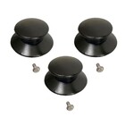 Kit 3 Pegador Puxador Panela Tampa Vidro E Ferro E Parafuso