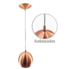 Kit 3 Pendente Bola Cobre Escovado /1 3001