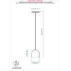 Kit 3 Pendente Bola Dourado Escovado /1 3002 + Lamp