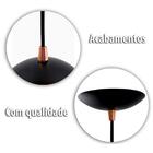 Kit 3 Pendente Bola Preto/cobre /1 3001