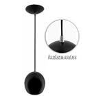 Kit 3 Pendente Bola Preto/cromado /1 3001