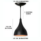 Kit 3 Pendente Luminária Gota P/ Balcão Mesa Cozinha Sala