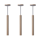 Kit 3 Pendente Luminária Tubo Fendi 30 Cm