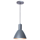 Kit 3 Pendente Lustre Luminária Atenas Em Alumínio Cinza