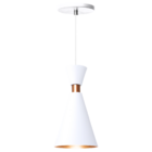 Kit 3 Pendente Lustre Luminária Mini Pequim Branco 24cm