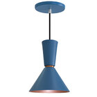 Kit 3 Pendente Lustre Luminária Pequim Berlin Rio Azul