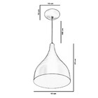 Kit 3 Pendente Milão Pequena Branco Sala Cozinha Quarto