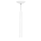 Kit 3 Pendente Tubo Cilindro Branco 40cm + Led 6k