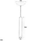 Kit 3 Pendente Tubo Cilindro Cereja 30cm + Led 3k