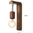 Kit 3 Pendentes Arandela Luminária Madeira Varanda Pergolado