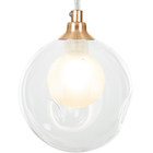 Kit 3 Pendentes Harmony Bolinha New Cobre + Lampada G9 6000k