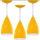 Kit 3 Pendentes Vegas (amarelo/ Branco)