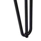 Kit 3 Pés De Ferro Para Mesa Industrial Hairpin Legs 10mm 72c