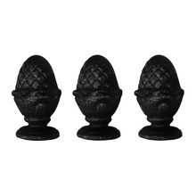 Kit 3 Pinhas Ferro Fundido N03 Pra Grade Portão Sacada Muro