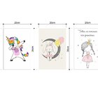 Kit 3 Placas Decorativas Em Pvc Expandido Amigos E Princesa